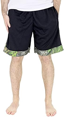 Мъжки Спортни къси панталони от окото Мъхест Oak с Камуфлажна тапицерия