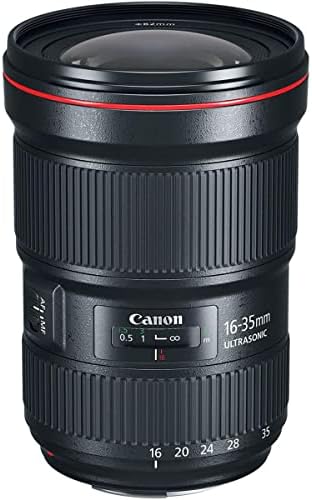 Обектив Canon EF 16-35 mm f/2.8 L III USM, зареден с 82-mm UV, CPL-, ND филтри и комплект за почистване