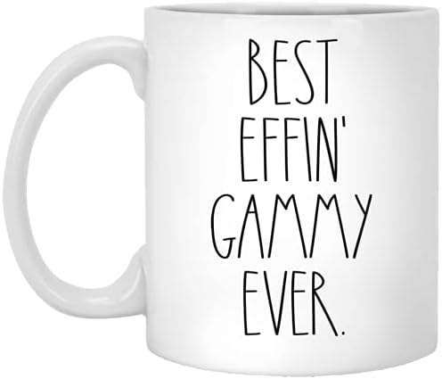 Gammy - най-Добрата кафеена чаша Effin Gammy в историята - В стил Gammy Rae Dunn - В стила на Rae Dunn - Чаша