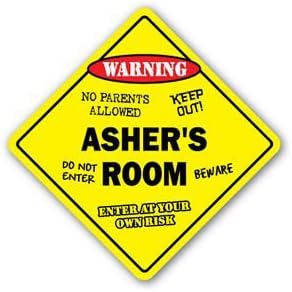 Етикети LA Стикер за стая USHER, е Знак, Декор за детска спални, Врата, Детско Име, Подарък за момче и Момиче
