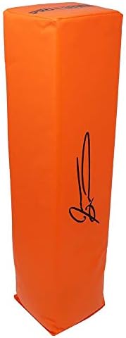 Jevon Кирс Подписа Футболен Пилон Orange endzone тя - Футболни топки С Автографи