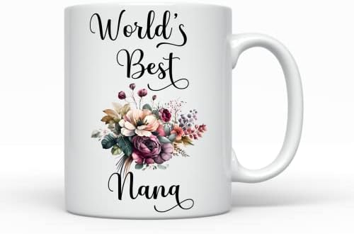 Най-добрата в света Кафеена чаша Nana, най-Добрите Подаръци Nana от внук или Внучка, Баба Подаръци за рожден