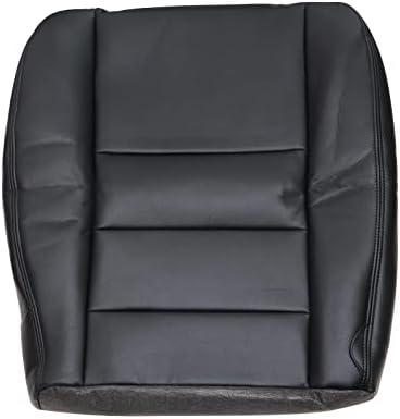 SecosAutoparts Долния Кожен Калъф за седалката на водача страна на Черен Съвместима с Ford F/250 F/350 F/ F