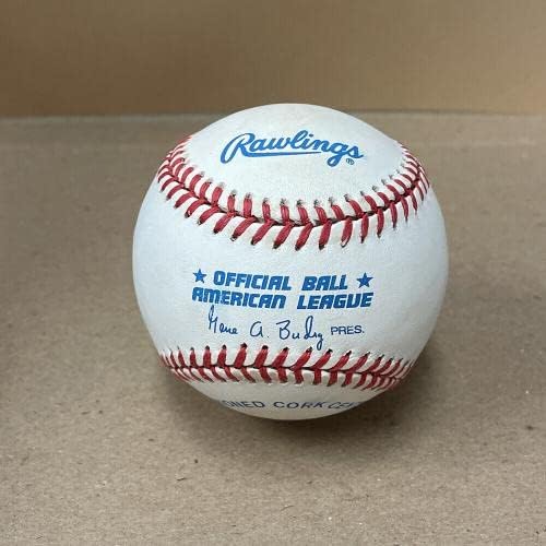 Хорхе Посада Ню Йорк Янкис подписа бейзболен автомобил OAL с Голограммой B & E - Бейзболни топки с автографи