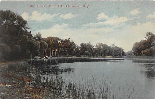 Пощенска картичка с езеро Champlain, Ню Йорк